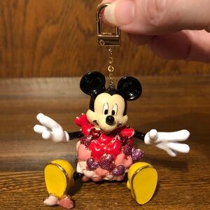 NIB-BaubleBar/Disney-Mickey Mouse-Valentine’s Day❤️🩷Hearts💜🤍Bag Charm-$78